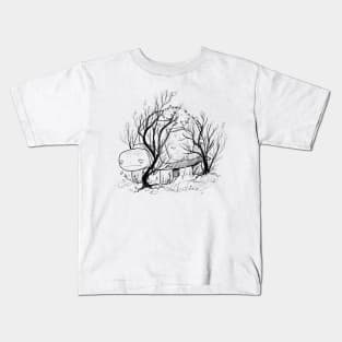 Turtle pen art Kids T-Shirt